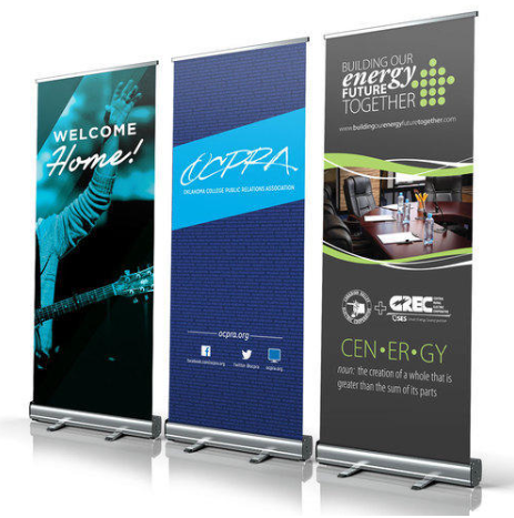 Totems, roll screen y banderolas